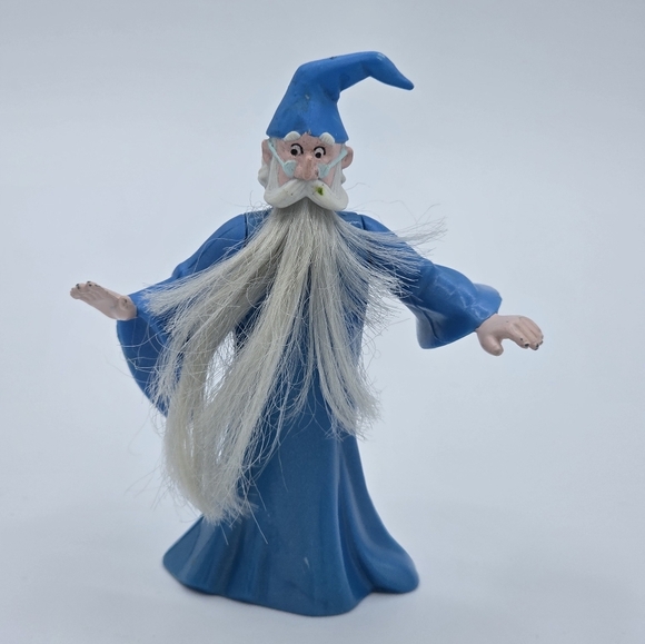 Vintage 1995 McDonald's Disney Merlin The Sword In The Stone Toy Figure - Picture 2 of 8